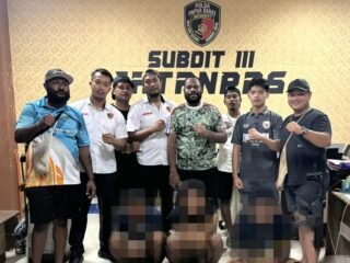 Tiga Remaja Diamankan Tim Resmob Jatanras Polda Papua Barat Terkait Pencurian Toko Distro di Manokwari