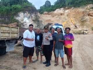 Kanit Binmas Polsek Muara Tami Imbau Sopir Truk Utamakan Keselamatan Berkendara