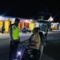 Patroli Blue Light Malam Minggu, Satlantas Polres Waropen Perkuat Keamanan dan Ketertiban Lalu Lintas