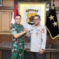 Audiensi Kapolda Papua Bersama Pangdam XVII/Cenderawasih Perkuat Sinergitas TNI–Polri