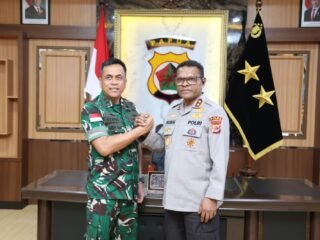 Audiensi Kapolda Papua Bersama Pangdam XVII/Cenderawasih Perkuat Sinergitas TNI–Polri