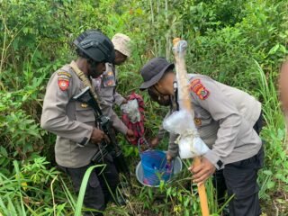 Polres Mappi Bongkar Produksi Miras Ilegal Saat Patroli KRYD di Sobaa dan Dagimon 