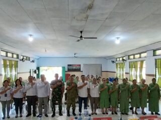 Tingkatkan Pemahaman Hak Pilih Kaum Perempuan, Persit Kodim 1310/Bitung Terima Sosialisasi Pendidikan Pemilih dari KPU Bitung