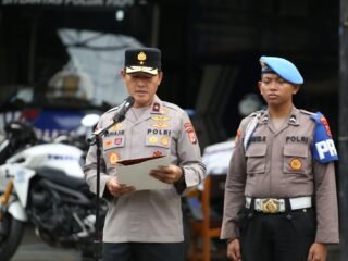 Wakapolda Papua Pimpin Apel Peringatan Hari Buruh 2026, Tekankan Pengamanan Profesional dan Humanis
