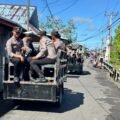 Polres Asmat Terjunkan Personel Patroli Harkamtibmas Amankan Peringatan Hari Buruh di Kota Agats