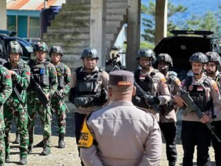 Peringati Hari Buruh, Gabungan TNI–Polri di Tolikara Pastikan Situasi Kamtibmas Aman dan Kondusif