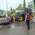 Mobil Modifikasi BBM Terbakar di Depan Mapolda, Polda Papua Gerak Cepat Padamkan Api