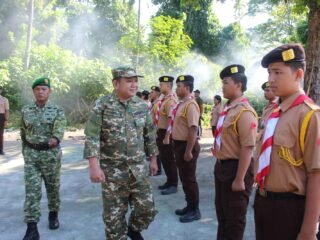 Perkuat Karakter dan Nasionalisme Generasi Muda, Wakil Walikota Bitung Resmi Buka Persami KKRI TA 2026 di Wilayah Kodim 1310/Bitung