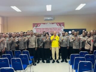Hari Ke-4 Pelaksanaan PNPP, Polda Papua Perkuat Pembinaan Mental dan Disiplin Personel