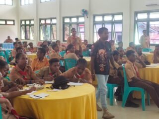 Polres Boven Digoel Edukasi Peserta Perjusami KKRI tentang Bahaya dan Pencegahan Narkoba 
