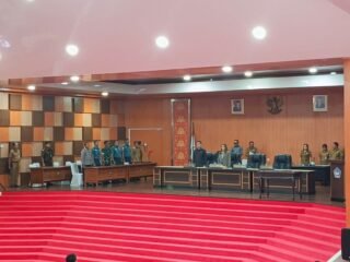 Wujud Sinergi TNI dan Pemerintah Daerah, Kasdim 1310/Bitung Hadiri Rapat Paripurna DPRD Kota Bitung Tahun 2026
