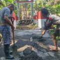 Tunjukan Semangat Nasionalisme dan Kebersamaan, Sentuhan Merah Putih Warnai Jembatan Perintis Garuda di Desa Sawangan