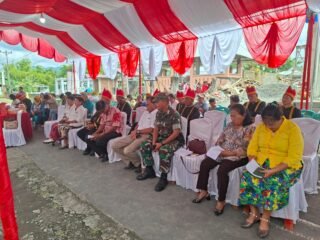 Wujud Kebersamaan Dalam Melestarikan Budaya Daerah, Danramil 1310-05/Kauditan Hadiri Perayaan HUT Wanua Kema Satu ke-526