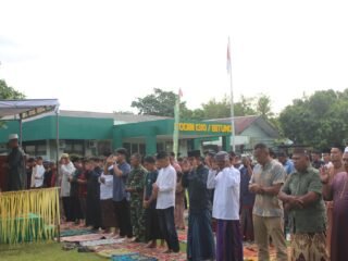 Momentum Perkuat Iman dan Pererat Hubungan Silaturahmi TNI dan Masyarakat, Kodim 1310/Bitung Gelar Sholat Idul Adha 1447 H dan Serahkan Hewan Qurban