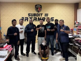 Tim Resmob Jatanras Polda Papua Barat Bekuk Spesialis Curat Kunci T, Motor Honda Crf Disita di Manokwari