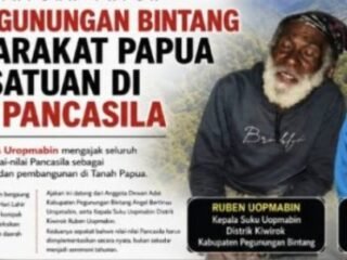 Dua Tokoh Pegunungan Bintang Ajak Masyarakat Papua Perkuat Persatuan di Hari Lahir Pancasila