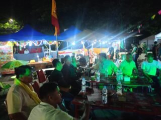 Pererat Hubungan Pemerintah, TNI dan Warga, Kodim 1310/Bitung Nonton Bareng Pembukaan Piala Dunia 2026 di Zona Bakubae Pasar Cita Bitung