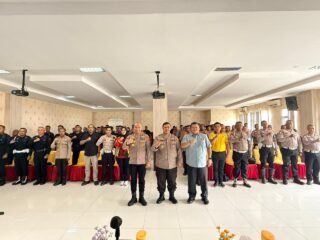Latihan Pra Operasi Pesparawi Mansinam-2026 Dalam Rangka Pengamanan Pesta Paduan Suara Gerejawi (Pesparawi) Nasional XIV Tahun 2026 di Wilayah Hukum Polda Papua Barat