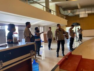 Tim Quick Response dan Tim Sterilisasi Sat Brimob Polda Papua Barat Laksanakan Pengecekan Venue dan Jalur Akses Pesparawi Nasional XIV Tahun 2026
