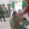 Deteksi Gangguan Penglihatan Sejak Dini, Prajurit dan Persit Kodim 1310/Bitung Lakukan Pemeriksaan Mata Gratis