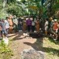 Wujud Nyata Kepedulian TNI-AD Kepada Masyarakat, Dandim 1310/Btg yang diwakili oleh Danramil 1310-05/Kauditan, Melaksanakan Peletakan Batu Pertama Pembangunan Jembatan Garuda di Desa Paslaten Kec. Kauditan Kab. Minahasa Utara