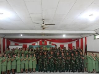 Tingkatkan Kualitas Mental, Moral dan Spiritual, Kodam XIII/Mdk Melalui Bintaldam XIII/Mdk, Melaksanakan Kegiatan Pembinaan Mental Kepada Prajurit, PNS dan Persit Kodim 1310/Bitung