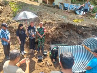 Kodim 1310/Bitung Membangun Dua Jembatan Armco Sebagai Tindak Lanjut Program Pemerintah Pusat, Untuk Mempermudah Akses dan Distribusi Hasil Pertanian Warga