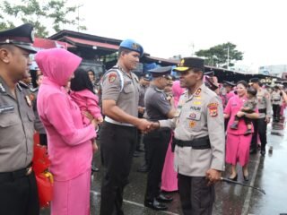 Kapolda Papua Pimpin Upacara Kenaikan Pangkat Anggota Polri dan ASN Periode 1 Juli 2026