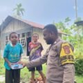 Dari Ujung Perbatasan Papua, Brigpol Silas Hadir Membawa Kepedulian dan Harapan bagi Masyarakat