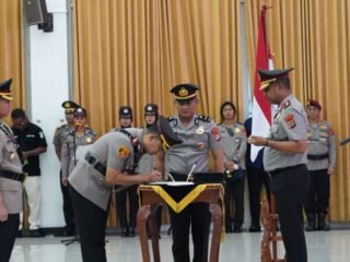 Kapolda Papua Barat Pimpin Sertijab Pejabat Utama dan Dua Kapolres