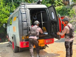 Mortir Aktif Peninggalan Perang Dunia II Berhasil Dievakuasi Tim Jibom Polri di Distrik Jayapura Selatan
