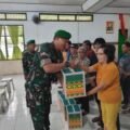 Penyerahan Bantuan Sembako kepada Masyarakat Yang Kurang Mampu di Kodim 1310/Bitung, Wujud Kepedulian di Minggu Penuh Kasih