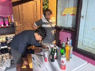 Ciptakan Kondusifitas Menjelang Pesparani Katolik IV, Sat Resnarkoba Polres Teluk Bintuni Gencar Razia Kios Miras