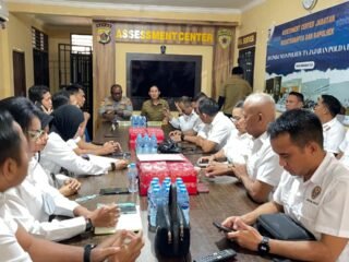 Biro SDM Polda Papua Gelar Assessment Jabatan Kasat Samapta dan Kapolsek