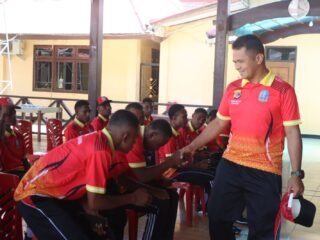 Kapolres Jayapura Dukung Prestasi Olahraga, Lepas Kontingen Voli ke Kapolda Cup 2026