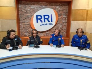 Dialog Interaktif di RRI, Ditpolairud Polda Papua Tegaskan Komitmen Jaga Keamanan Perairan