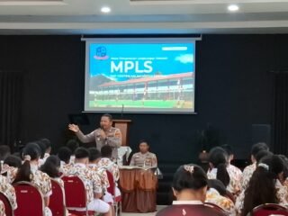 Police Goes To School, Sat Lantas Polres Jayapura Tanamkan Budaya Tertib Berlalu Lintas Sejak Dini