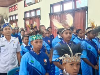 Dukung Generasi Cerdas, Polres Boven Digoel Hadiri Pembukaan Lomba Duta Baca