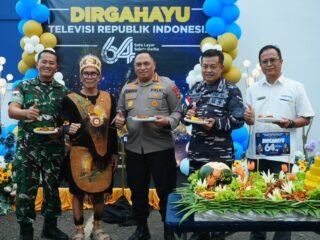 Polda Papua Hadiri Ramah Tamah HUT ke-64 TVRI, Sinergi Media Terus Dijaga