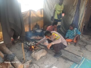 Patroli Dialogis Polsek Kimaam, Bhabinkamtibmas Edukasi Warga Cegah Karhutla