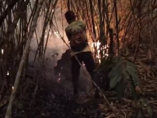 Sinergi Polri, TNI dan Warga, Kebakaran Lahan di Kweel Berhasil Dipadamkan