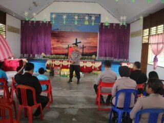 Sambut Hari Jadi ke-75 Humas Polri, Polres Jayapura Gelar Bakti Sosial di Panti Asuhan YAALOM Sentani