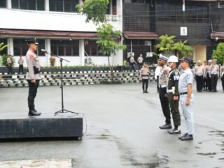 Wakapolda Papua Pimpin Apel Operasi Patuh Cartenz 2026, Tekankan Disiplin Berlalu Lintas