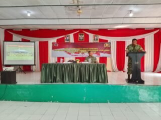 Tingkatkan Kualitas dan Validitas Data Teritorial Satkowil TA 2026, Dandim 1310/Bitung Sambut Kunjungan Kerja Tim Staf Direktur Pusat Informasi Teritorial Pusterad di Makodim 1310/Bitung